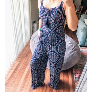 Navy printed Jumpsuit